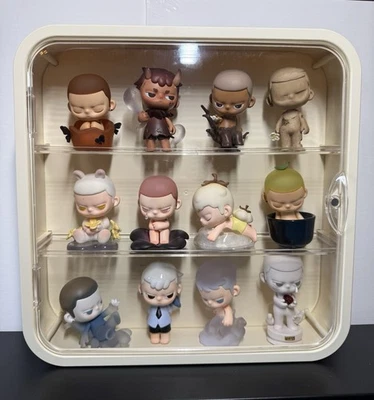 Clear Display Case for Figures Wall Mounted Box 3 Tiers Adjustable Acrylic Stand - Image 1 of 4