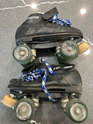 Patines de velocidad Riedell RS-1000 vintage para mujer talla 8? Rodillo con ruedas Super Grip Foto 1 de 4