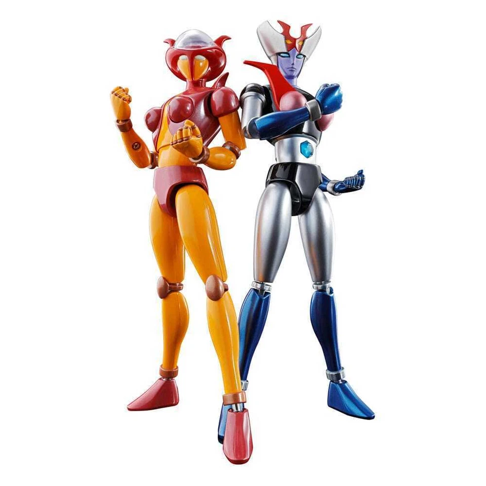Bandai Soul of Chogokin GX-08R Aphrodaia e GX-09R Minerva X 16cm Set Action Figure