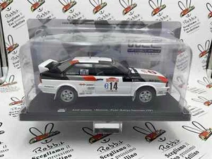 DIE CAST 1/24 " AUDI QUATTRO MOUTON RALLYE SANREMO 1981 " - Imagen 1 de 4