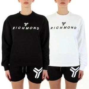 JOHN RICHMOND Sweatshirt Tulira Sweatshirt Cotton Woman Jersey UWP21017FE - Picture 1 of 10