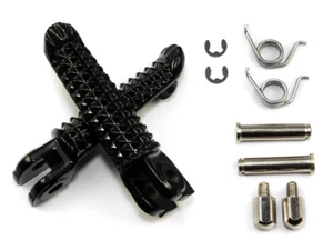 Fußrasten Paar vorne schwarz  für Yamaha YZF-R6 R 6 RJ YZFR6 YZF Bj. 1999-2014 - Bild 1 von 4