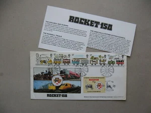 UK GB ENGLAND, cover FDC 1980, privatstamp Liverpool & Manchester Railway Rocket - Picture 1 of 1