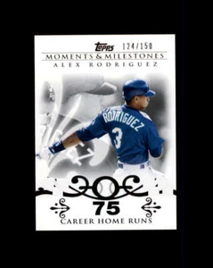 2008 Topps Moments and Milestones #1 Alex Rodriguez \150 (ref 164754) - Picture 1 of 2