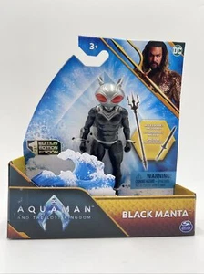 New DC Aquaman and the Lost Kingdom Black Manta 4" Action Figure w/ Accessories - Picture 1 of 3