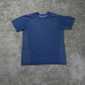 Lululemon Shirt Mens Extra Large Metal Vent Tech Short Sleeve Heather Blue - Picture 1 of 8