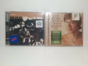 John Denver and Bob Dylan CDS New sealed  - Picture 1 of 4