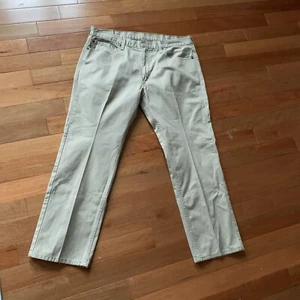 Levis 559 Denim Jeans Men's 38x30 Straight Khaki Tan 100% Cotton - Picture 1 of 9