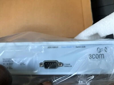 3Com SuperStack 3 Switch 3226 26-Port Switch with Brackets - 3CR17500-91 - Image 1 of 4