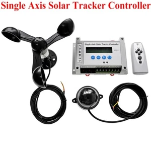 WST03-3 Single Axis Automatic Tracking Solar Tracker Controller W/ Speed Sensor - Picture 1 of 19