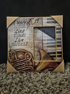 French Horn Musical Picture Frame - Picture 1 of 1