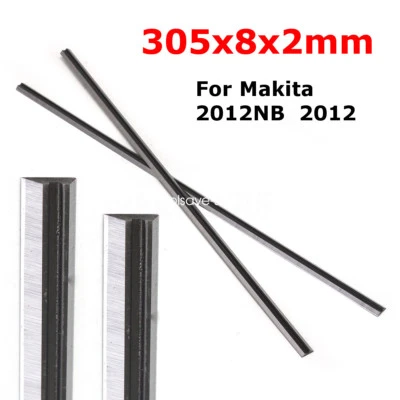 Makita Planer Blades 12" Inch  for Makita 2012 2012NB 305x8x2mm Thickness - Image 1 of 4
