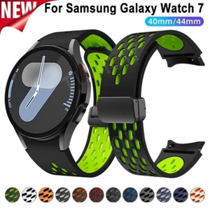 Silicone Strap Magnetic Band for Samsung Watch 7/FE/6/5/4/5 Pro 44mm 40mm 45mm - Picture 1 of 138