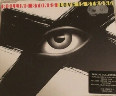 Rolling Stones ‎– Love Is Strong Single Cd 4 Tracks Classic Rock VGC stickered - Image 1 of 3