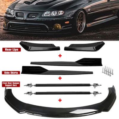 Front Bumper Lip Spoiler Splitter Side Skirt/ Rear Lip Body For Acura Foto 1 de 4