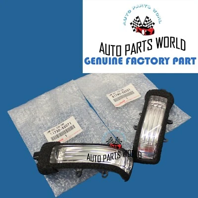 JUEGO DE LUCES INTERMITENTES DERECHO E IZQUIERDO ESPEJO SIENNA ORIGINAL OEM TOYOTA 4RUNNER RAV4 Foto 1 de 4