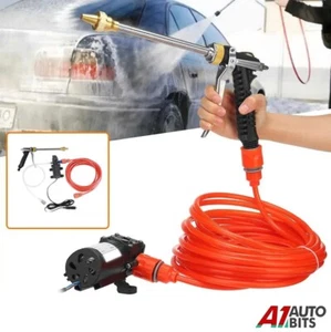 Hochdruck Tragbare Auto Waschmaschine Wasserpistole Pumpe 12V Jet Wash Reiniger Kit - Bild 1 von 12