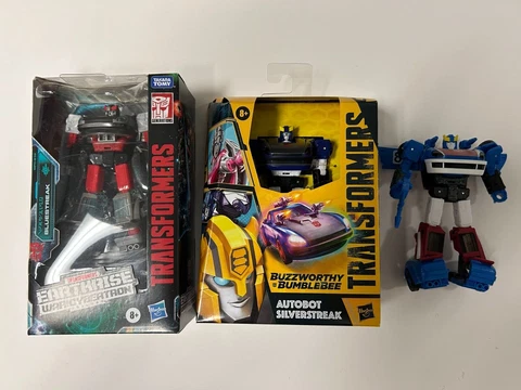 Hasbro Transformers Earthrise Walgreens Bluestreak, Silverstreak & Smokescreen Cover