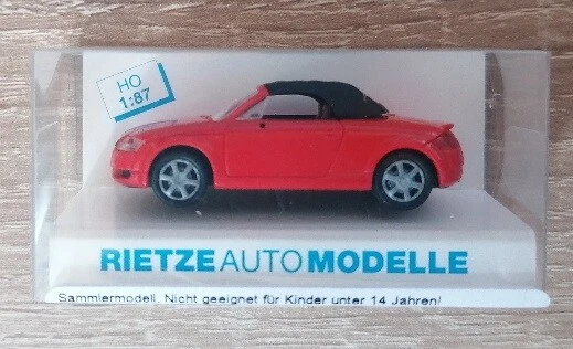 Rietze 11190 - 1/87 Audi Tt Roadster Con Baldacchino Neutro - Nuovo - Immagine 1 di 1