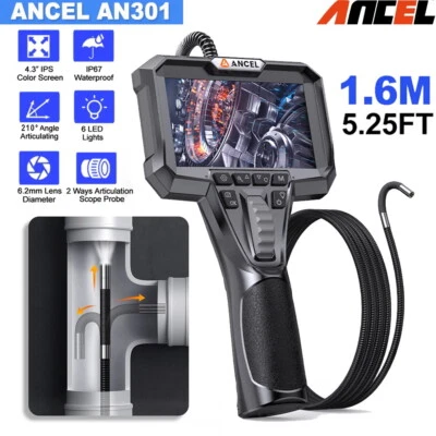 ANCEL 2-Weg 210° Endoskop kamera Inspektionskamera Gelenkendoskop Flexible Kabe - Bild 1 von 4