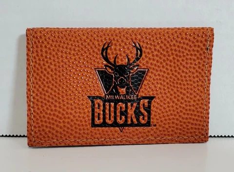 Milwaukee Bucks Business Card Credit Card Wallet Holder Spalding Basketball NBA Cover