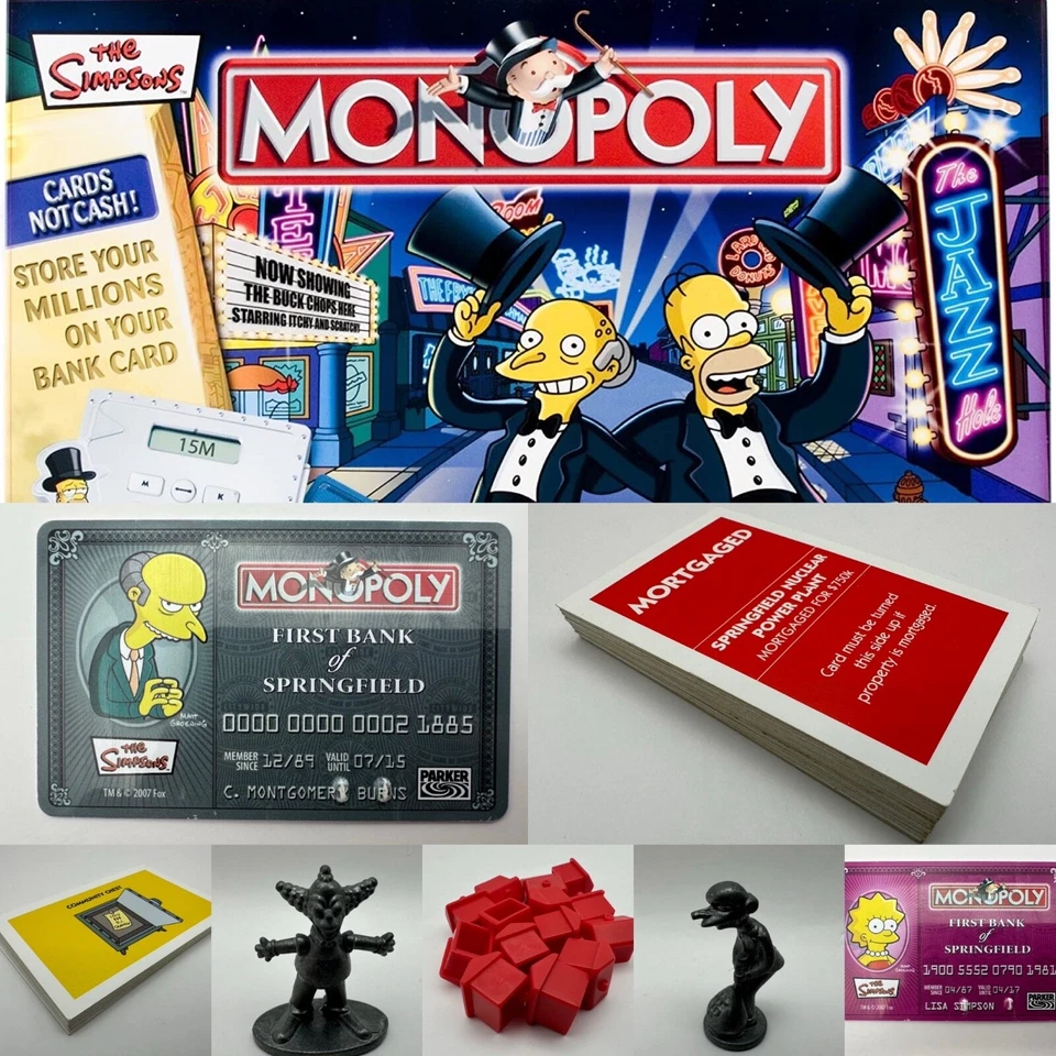 Parker 2007 edición Monopoly Los Simpson - piezas/piezas de juego de repuesto... Foto 1 de 1
