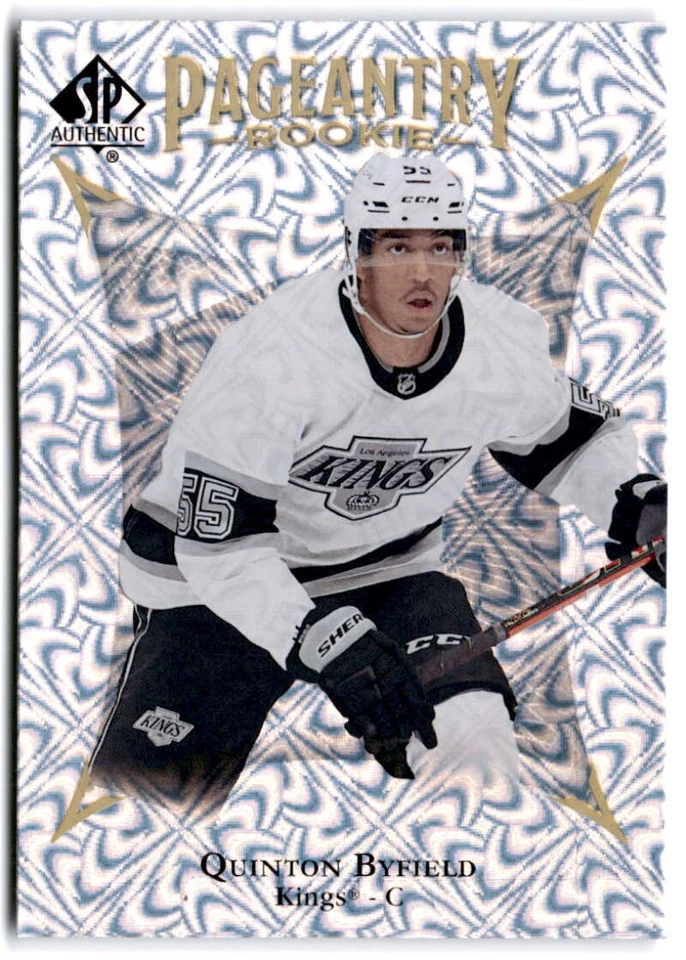 2021-22 SP Authentic Pageantry #P-52 Quinton Byfield  Los Angeles Kings - Image 1 of 2