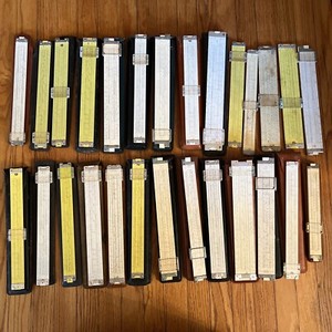 27 vintage slide rules KE Pickett Dietzgen Aristo and Post
