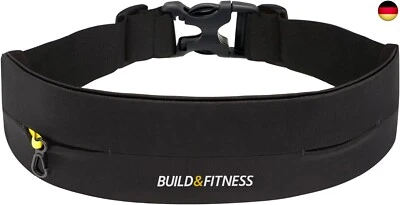 BESUCHE DEN BUILD &AMP; FITNESS- Build & Fitness Laufband - Bauchtasche mit Verstellbarer Taillenweite,