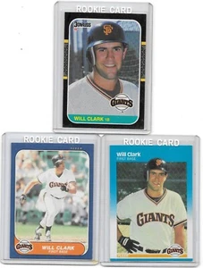 WILL CLARK PREMIUM MIXED TEAMS LOT: 7 ROOKIE CARDS + 85 MINT ALLE VERSCHIEDENEN KARTEN - Bild 1 von 3