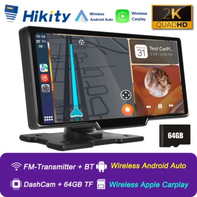 2.5K 9,3" Dashcam Apple Carplay Autoradio Android Auto Bluetooth FM-Transmitter - Bild 1 von 4