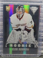 2013-14 Panini Titanium Igor Bobkov Dual Class Rookie RC #/72 Ducks