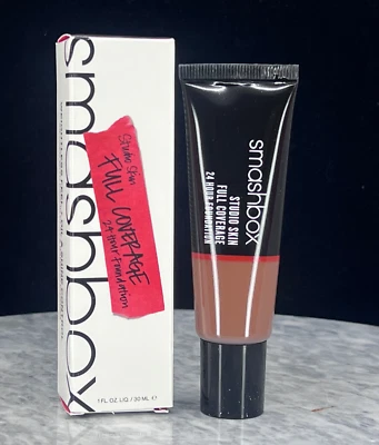 Smashbox Full Coverage Oil & Shine Control 24 Hour Foundation 1 oz 30ml #4.5 NIB - Image 1 of 4
