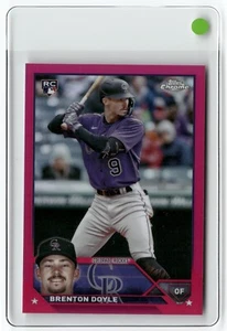 2023 Topps Chrome Magenta Refractor RC #USC172 Brenton Doyle /399 ROCKIES - Picture 1 of 2