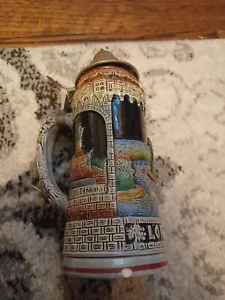 Bierstein mit Deckel Westdeutschland Lorley Duetches Eck - Bild 1 von 22