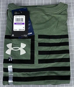 Under Armour Women's Freedom Green Banner T-Shirt sz. XXL NWT New - Picture 1 of 7
