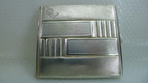 Art Deco Germany Small Cigarette Silver 800 Case Box - Picture 1 of 10