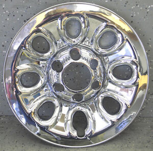 17" CHROME LINER HUBCAP COVER FITS CHEVY SILVERADO / VAN / TAHOE / AVALANCHE 