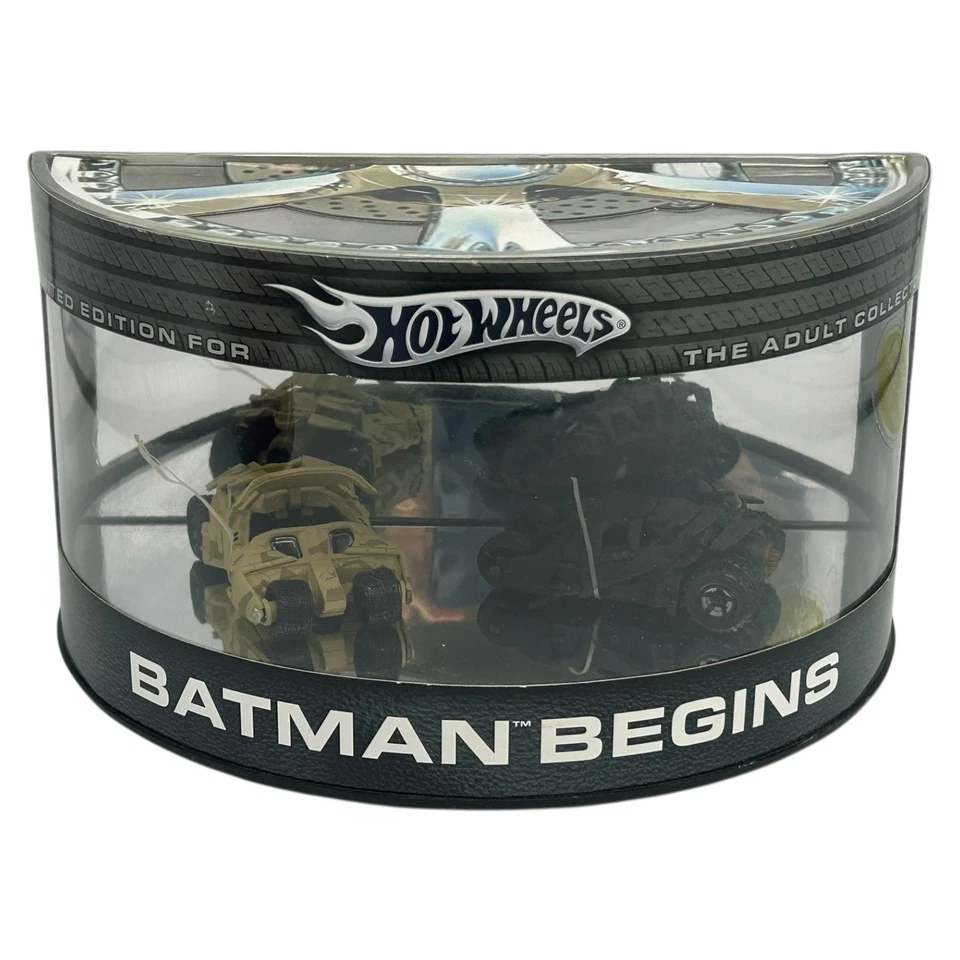 Limited Edition Hot Wheels Batman Begins 2 Car Set 2005 RARE Brand New Sealed - Image 1 of 4