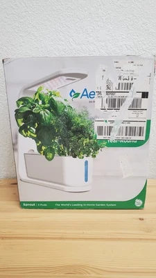 AeroGarden Sprout 100306 Blanco 3 Cápsulas Sistema de Jardín en el Hogar + Kit de Cápsulas de Semillas NUEVO Foto 1 de 4