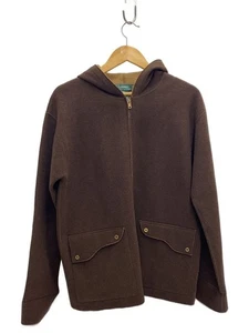 LAUREN RALPH LAUREN Felt Parka M Wool BRW Plain - Picture 1 of 6