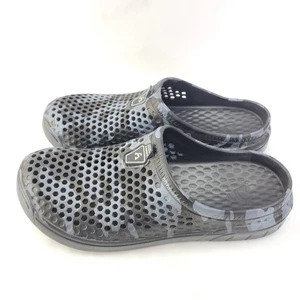 Zuecos Amoji para Hombres 12 Negro Gris Zapatos Sin Cordones Perforados Japoneses Talla 300 - Imagen 1 de 4