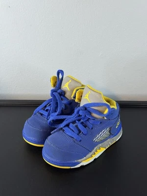 Nike Air Jordan 5 Retro Azul Real Amarillo Talla 6C Foto 1 de 4