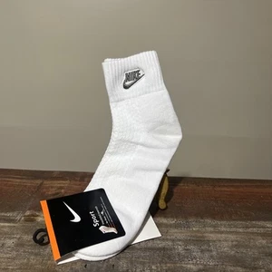 Vintage Nike Socks 2006 White Silver/Grey Jordan 4 White Cement New🦄 - Picture 1 of 4