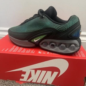 Nike Air Max DN taglia 8,5 UK nero verde rabbia scarpe da ginnastica uomo nuovissime DV3337 010 - Foto 1 di 12