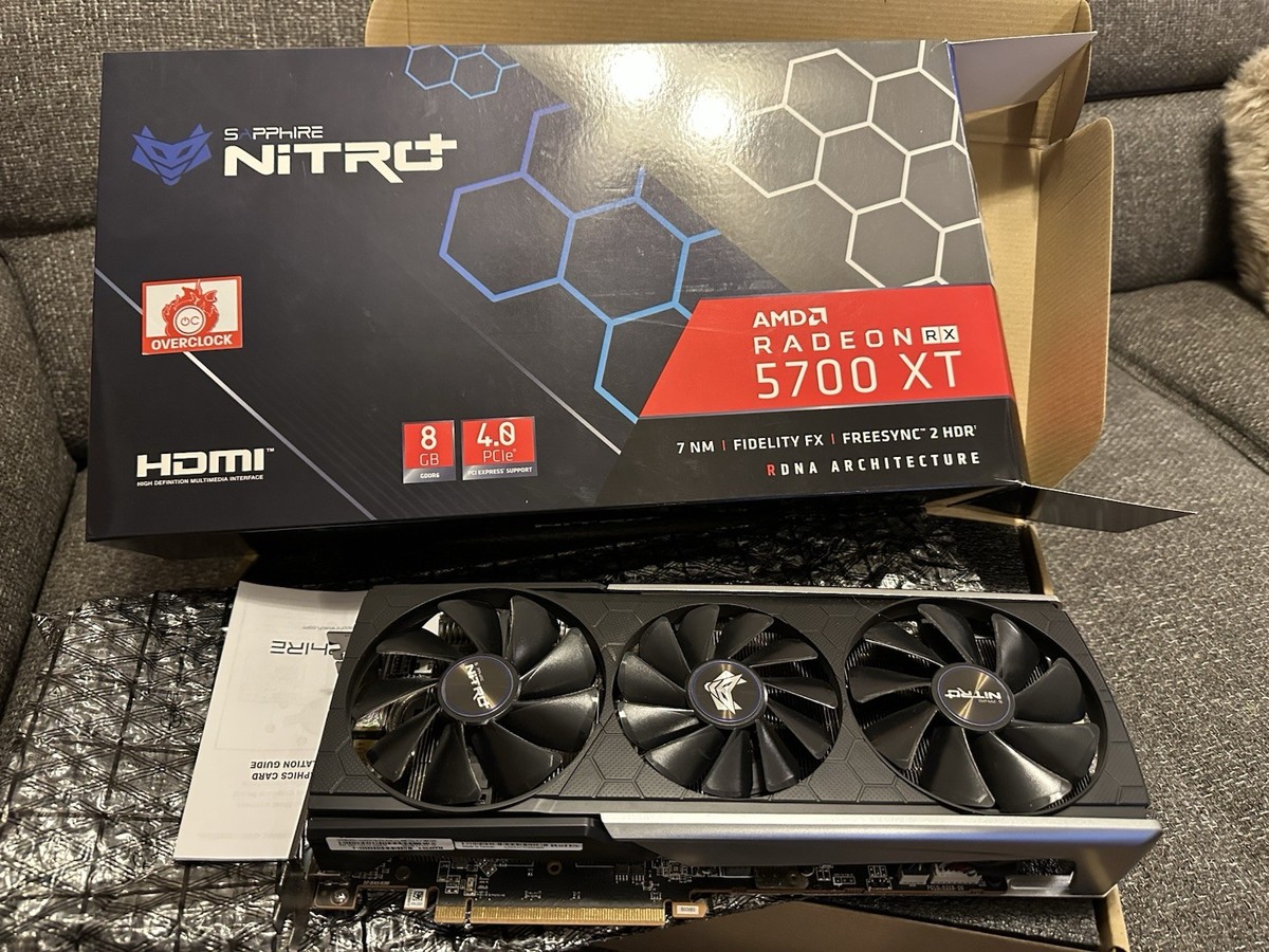 SAPPHIRE AMD Radeon RX 5700 XT AMD Computer Graphics Cards SAPPHIRE AMD Radeon RX 5700 XT AMD Computer Graphics Cards