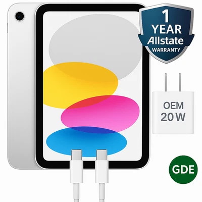 Good (B-) Apple iPad 11th Gen 2025 A16 128GB Wi-Fi Only Silver Batt Health 98+🔋 - Image 1 of 4