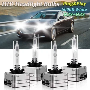 For Jaguar XF 2012-2019 HID Xenon Headlight Bulbs D3S High Low Beam Kit 6000K - Picture 1 of 10