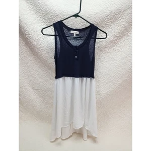 monteau los angeles donna pullover vestito top pizzo taglia media 12x28 cottagecore - Foto 1 di 6