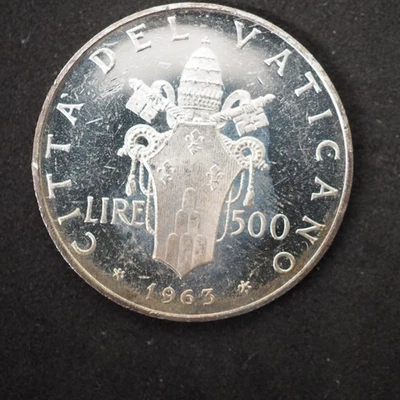 1963   VATICAN   500 LIRE  **NICE COIN** FREE SHIPPING CO391 - Image 1 of 2